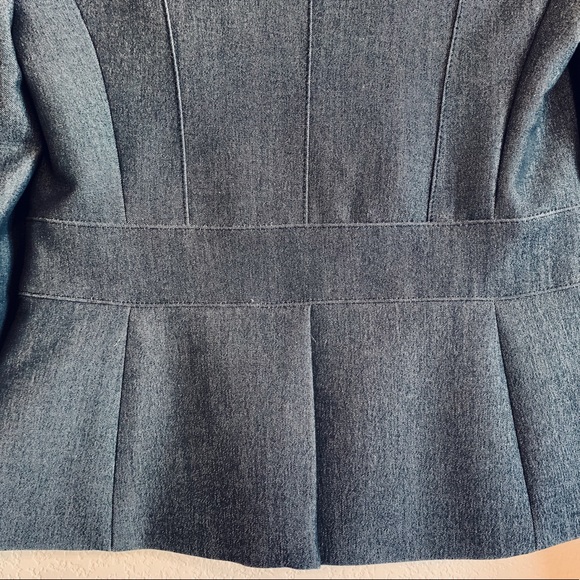 Calvin Klein Stretch Short Fitted Jacket Navy Blue - Picture 3 of 8